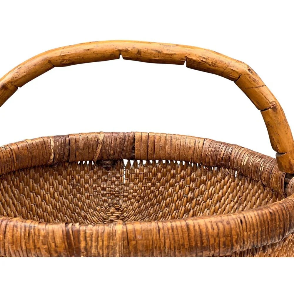 Chinese Rice Gathering Basket 15.5